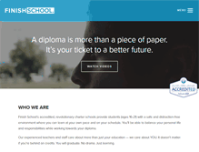 Tablet Screenshot of finishschool.com